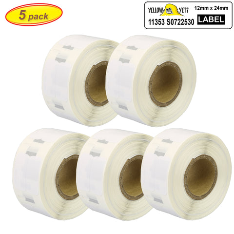 Compatible Rolls 11353 S0722530 12 x 24mm Labels for DYMO