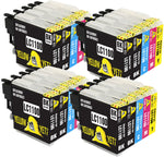 Yellow Yeti Replacement for Brother LC1100 20 Ink Cartridges compatible with Brother DCP-145C 165C 195C 197C 375CW 385C 395CN 585CW 6690CW MFC-250C 290C 490CW 5490CN 5890CN 5895CW 6490CW 990CW J615W