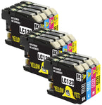 Yellow Yeti Replacement for Brother LC123 12 Ink Cartridges compatible with Brother DCP-J132W MFC-J6920DW DCP-J4110DW DCP-J552DW MFC-J4610DW MFC-J6520DW MFC-J870DW MFC-J6720DW DCP-J152W MFC-J4510DW