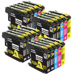 Yellow Yeti Replacement for Brother LC223 20 Ink Cartridges compatible with Brother DCP-J4120DW MFC-J5320DW MFC-J5620DW MFC-J4420DW MFC-J4620DW MFC-J4625DW MFC-J680DW MFC-J5720DW MFC-J480DW DCP-J562DW