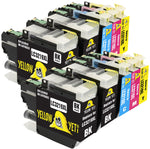 Yellow Yeti Replacement for Brother LC3219XL Ink Cartridges compatible with Brother MFC-J5330DW MFC-J5730DW MFC-J6530DW MFC-J6930DW MFC-J5335DW MFC-J6935DW (4 Black + 2 Cyan + 2 Magenta + 2 Yellow)