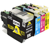 Yellow Yeti Replacement for Brother LC3219XL Ink Cartridges compatible with Brother MFC-J5330DW MFC-J5730DW MFC-J6530DW MFC-J6930DW MFC-J5335DW MFC-J6935DW (1 Black + 1 Cyan + 1 Magenta + 1 Yellow)