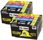 Yellow Yeti Replacement for Canon PGI-1500XL PGI-1500 XL Ink Cartridges compatible with Canon MAXIFY MB2050 MB2350 MB2750 MB2150 MB2155 MB2755 (2 Black + 2 Cyan + 2 Magenta + 2 Yellow)