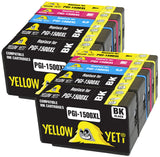 Yellow Yeti Replacement for Canon PGI-1500XL PGI-1500 XL Ink Cartridges compatible with Canon MAXIFY MB2050 MB2350 MB2750 MB2150 MB2155 MB2755 (4 Black + 2 Cyan + 2 Magenta + 2 Yellow)