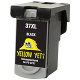 Yellow Yeti PG-37 Remanufactured Black Ink Cartridge for Canon Pixma MP210 MP220 MX310 MX300 MP140 MP190 MP470 iP1800 iP2600 iP2500 iP1900 [3 Years Warranty]