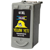 Yellow Yeti CL-41 Remanufactured Colour Ink Cartridge for Canon Pixma iP2600 MP140 MP460 iP1800 iP1900 iP2500 MP190 MP210 MP220 MP170 MP180 MP160 MP450 MP470 MP150 MX300 MX310 iP1200 iP1600 iP2200