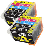 Yellow Yeti Replacement for Canon PGI-5 CLI-8 | 10 Ink Cartridges compatible with Canon PIXMA iP4200 iP4300 iP4500 iP5200 iP5200R iP5300 MP500 MP600 MP600R MP610 MP800 MP800R MP810 MP830 MX850