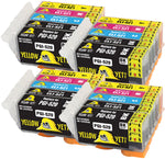 Yellow Yeti Replacement for Canon PGI-520 CLI-521 | 20 Ink Cartridges compatible with Canon Pixma MP560 MP640 MP630 MP620 iP4600 iP4700 iP3600 MP540 MP990 MP980 MP550 MX870 MX860