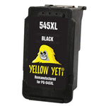 Yellow Yeti PG-545XL PG-545 XL Remanufactured Black Ink Cartridge for Canon Pixma MG2450 MG2550 MG2550S MG2555S MG2950 MG3050 MG3051 MG3052 MX495 iP2850 TR4550 TR4551 TS205 TS305 TS3150 TS3151