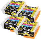 Yellow Yeti Replacement for Canon PGI-570XL CLI-571XL Ink Cartridges compatible with Canon Pixma MG7750 TS8050 TS9050 MG7751 MG7752 (4 PG Black + 4 Black + 4 Cyan + 4 Magenta + 4 Yellow + 4 Grey)