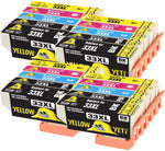 Yellow Yeti Replacement for Epson 33 33XL Ink Cartridges compatible with Epson Expression Premium XP-640 XP-630 XP-830 XP-900 XP-540 XP-530 (4 Black + 4 Photo Black + 4 Cyan + 4 Magenta + 4 Yellow)