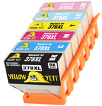 Yellow Yeti Replacement for Epson 378 378XL Ink Cartridges compatible with Epson Expression Photo XP-8500 XP-8505 HD XP-15000 (1 Black + 1 Cyan + 1 Magenta + 1 Yellow + 1 Light Cyan + 1 Light Magenta)