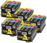 Yellow Yeti Replacement for Epson T0551 T0552 T0553 T0554 T0556 Ink Cartridges compatible with Epson Stylus Photo R240 R245 RX400 RX420 RX425 RX450 RX520 (10 Black + 5 Cyan + 5 Magenta + 5 Yellow)