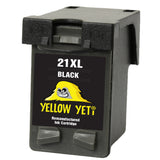 Yellow Yeti Remanufactured 21XL 21 XL Black Ink Cartridge for HP Deskjet F2120 F2180 F2280 F335 F375 F380 F390 F4180 F4190 3940 D1460 D1530 D2360 D2460 Officejet 4315 4355 PSC 1410 1415