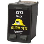 Yellow Yeti Remanufactured 27 Black Ink Cartridge for HP Deskjet 3320 3325 3420 3520 3535 3550 3620 3650 5650 5850 Fax 1240 PSC 1110 1205 1210 1215 1315 1317 Officejet 4215