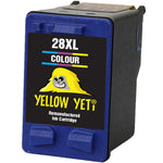 Yellow Yeti Remanufactured 28 Colour Ink Cartridge for HP Deskjet 3320 3325 3420 3520 3535 3550 3620 3650 5650 5850 Fax 1240 PSC 1110 1205 1210 1215 1315 1317 Officejet 4215