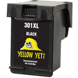 Yellow Yeti Remanufactured 301XL 301 XL Black Ink Cartridge for HP DeskJet 1000 1050 1050A 1055 2000 2050 2050A 2054A 2510 2540 3000 3050 3050A 3050SE 3050VE 3052A 3054A 3055A [3 Years Warranty]