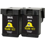 Yellow Yeti Remanufactured 304XL 304 XL Black Ink Cartridges for HP ENVY 5010 5020 5030 5032 Deskjet 2600 2620 2622 2630 2632 2633 2634 3720 3730 3732 3733 3735 3750 AMP 100 120 125 130
