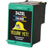 Yellow Yeti Remanufactured 342 Colour Ink Cartridge for HP Photosmart 2570 2575 2710 8150 C3100 C3180 C4180 D5160 DeskJet 5440 5442 6310 Officejet 6315 PSC 1510 [3 Years Warranty]