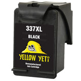 Yellow Yeti Remanufactured 337 Black Ink Cartridge for HP Photosmart 2500 2570 2573 2575 C4100 C4110 C4140 C4150 C4180 C4190 D5160 8049 Officejet 6300 6310 6313 6315 Deskjet D4160 5940
