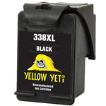 Yellow Yeti Remanufactured 338 Black Ink Cartridge for HP Photosmart 2575 2610 2710 2713 8150 8450 8750 C3180 DeskJet 460 460c 5740 6540 6620 6840 9800 PSC 1610 2355 Officejet 100 150 6210 7310 H470