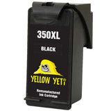 Yellow Yeti Remanufactured 350XL 350 XL Black Ink Cartridge for HP Photosmart C4280 C4340 C4380 C4424 C4480 C4485 C4524 C4580 C4585 C5280 D5360 Deskjet D4260 D4360 Officejet J6424 J5780 J5785