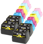 Yellow Yeti Replacement for HP 363 | 14 Ink Cartridges compatible with HP Photosmart C7280 C8180 C5180 C6180 C6280 C7180 3310 3210 3110 8250 D6160 D7160 D7260 D7460