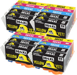 Yellow Yeti Replacement for HP 364 364XL Ink Cartridges compatible with HP Photosmart 5520 5510 6520 7520 7510 6510 B209a Officejet 4620 Deskjet 3520 3070A (8 Black + 4 Cyan + 4 Magenta + 4 Yellow)