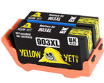 Yellow Yeti Replacement for HP 903 903XL T6M15AE 2 Black Ink Cartridges compatible with HP Officejet Pro 6950 6960 6970 6975