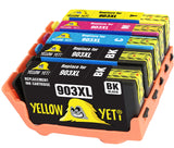 Yellow Yeti Replacement for HP 903 903XL Ink Cartridges compatible with HP Officejet Pro 6950 6960 6970 6975 (2 Black + 1 Cyan + 1 Magenta + 1 Yellow)