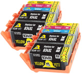 Yellow Yeti Replacement for HP 934 935 934XL 935XL Ink Cartridges compatible with HP OfficeJet Pro 6830 6230 6220 6825 6835 OfficeJet 6820 6815 6812 (4 Black + 2 Cyan + 2 Magenta + 2 Yellow)
