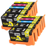 Yellow Yeti Replacement for Lexmark 100 100XL Ink Cartridges compatible with Lexmark S305 S402 S405 S505 S602 S605 S815 S816 Pro 202 205 209 705 805 901 905 (4 Black + 2 Cyan + 2 Magenta + 2 Yellow)