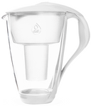 Water Filter Glass Jug Dafi Crystal Classic 2.0L with Free Filter Cartridge - White