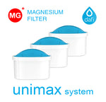 Pack of 3 Dafi Unimax Mg2+ Water Filter Cartridges for Brita Maxtra and Dafi Unimax Jug Systems