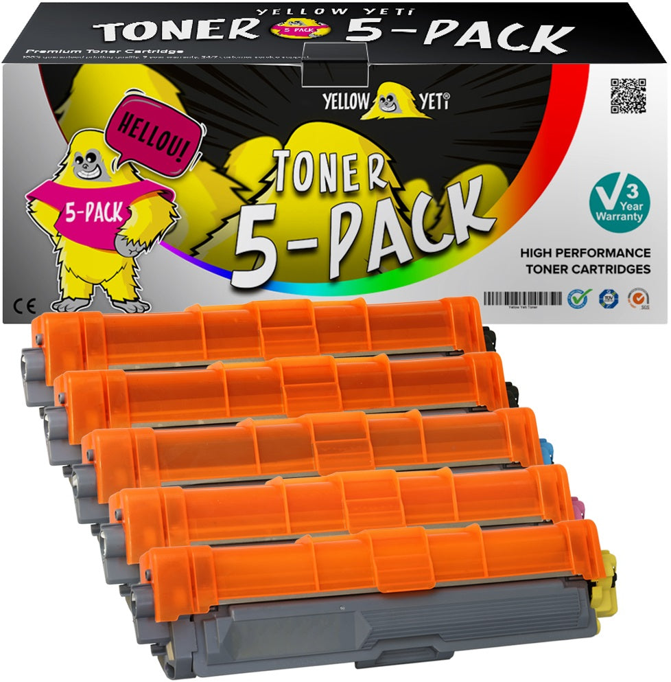 Pack 4 toners Brother TN-241 / TN-245 + Etiqueteuse P-Touch H100